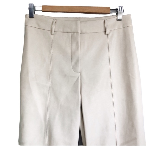 7 For All Mankind Cream Wide Leg Faux Leather
Pants - Picture 3 of 5